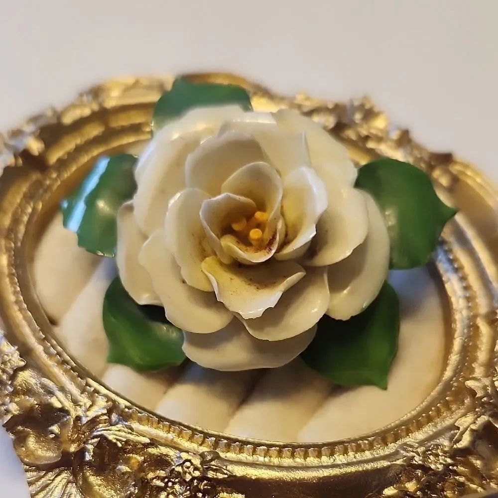 Beautiful Vintage Cara China Staffordshire Floral Lapel Pin – Made in England